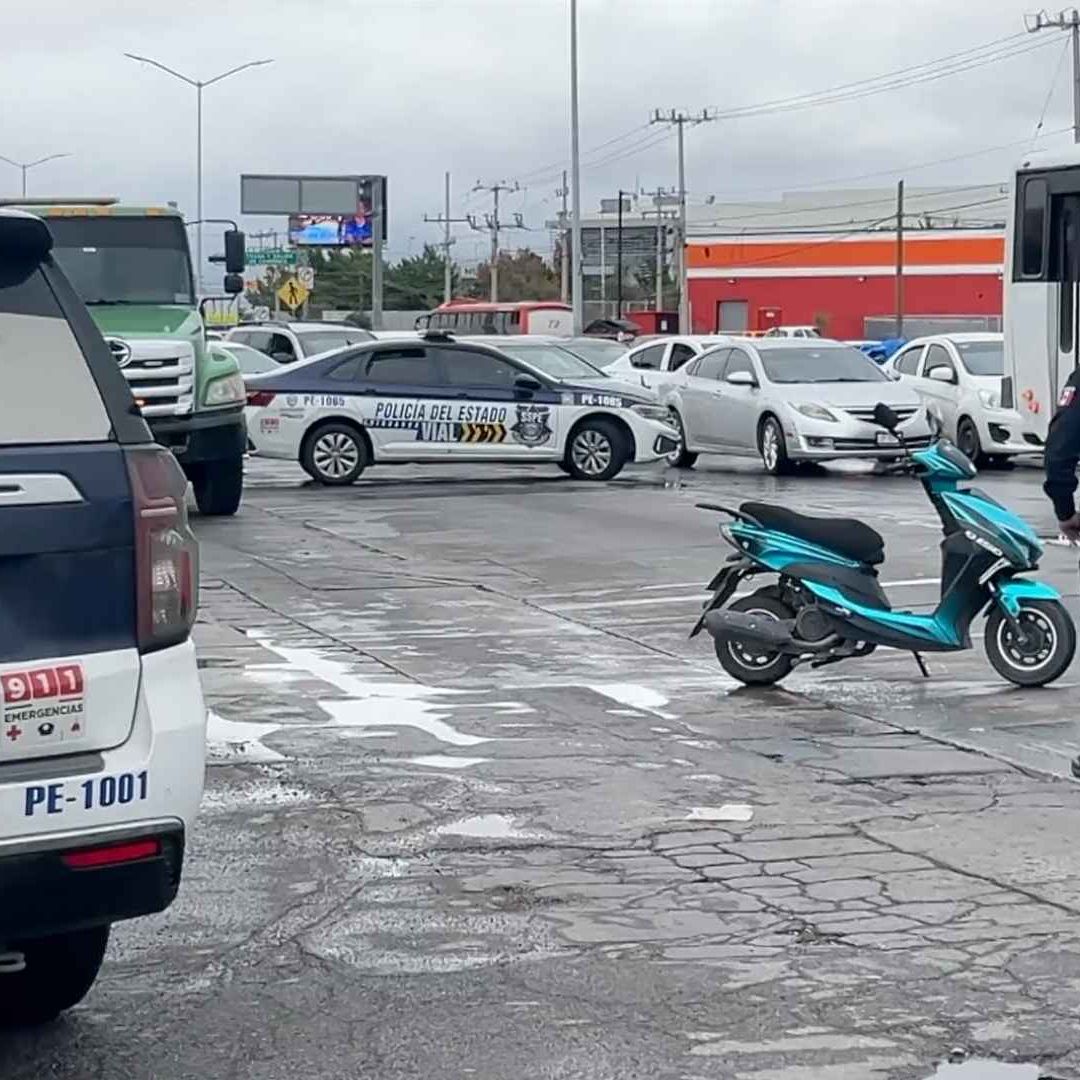 El joven perdió el control de la motocicleta